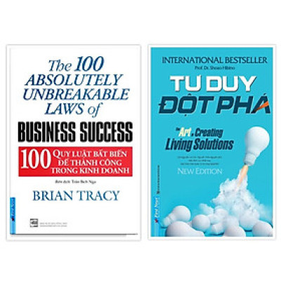 Combo 100 Quy Luật Bất Biến Để Thành Công Trong Kinh Doanh + Tư Duy Đột Phá  - Bản Quyền