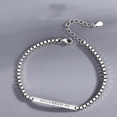 [Ghi Chú] Lắc kèm tên cặp đôi vuông nam nữ Khắc Tên theo yêu cầu thuần Việt có sẵn