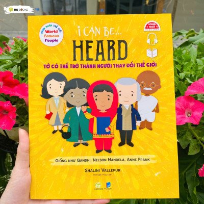 Bộ sách song ngữ Danh nhân Thế giới – World Famous People: I Can Be – Tớ có thể trở thành, tặng file nghe tiếng Anh