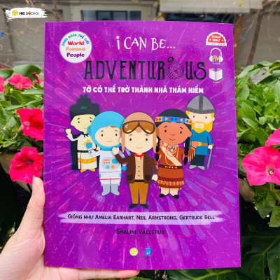 Bộ sách song ngữ Danh nhân Thế giới – World Famous People: I Can Be – Tớ có thể trở thành, tặng file nghe tiếng Anh