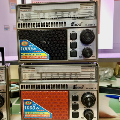 ĐÀI RADIO Pepe-310BTS Nhật bản  Năng Lượng Mặt Trời Mẫu Mới Nhất-Hàng Chính Hãng