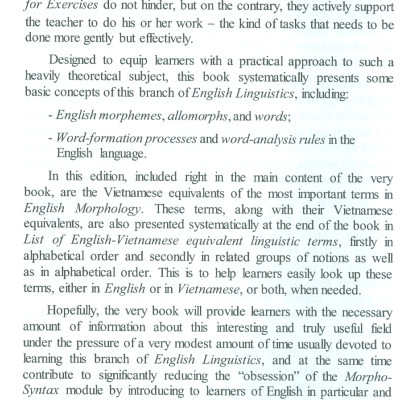 Hình Thái Học Tiếng Anh