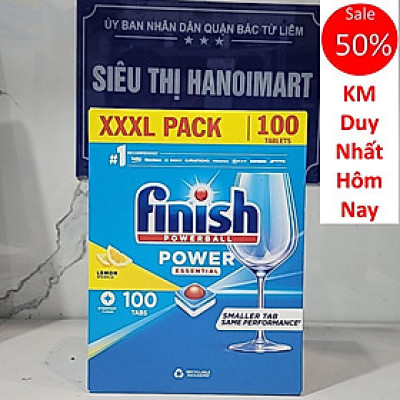 Viên rửa bát Finish tổng hợp 100 viên le hàng Nhật Bản