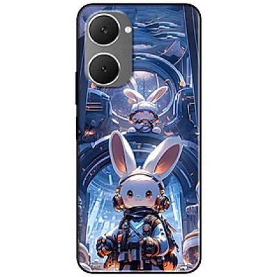 Ốp lưng cho Vivo Y03 - Y03T - Y18 - Y18S - Y18T - Y27 5G - Y28 4G - Y36 - Thỏ Trắng Hành Tinh - Hàng Chính Hãng