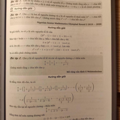 Sách - Một Số Chủ Đề Số Học Hướng Tới Kỳ Thi HSG và Chuyên Toán