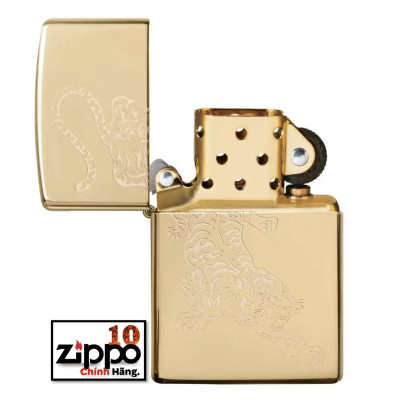 Bật lửa ZIPPO 29884 Tiger Design - Chính hãng 100%