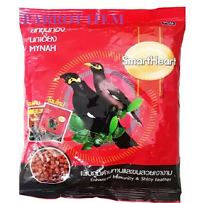 1 bịch nhồng thái smartheart đầy đủ dinh dưỡng cho nhồng, sáo cưỡng