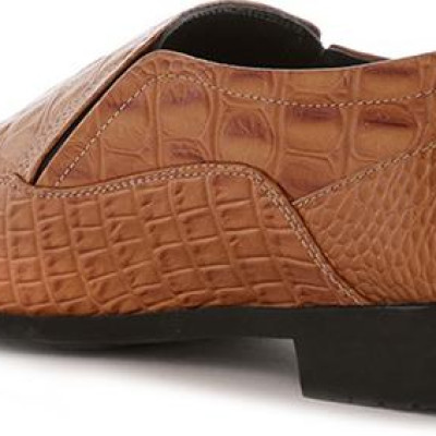 Giày Tây Nam Huy Hoàng Vân Cá Sấu HC7130 - Vàng