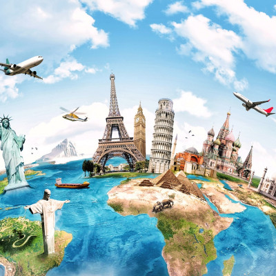 Bộ tranh xếp hình jigsaw puzzle cao cấp 1000 mảnh ghép – Danh Thắng Thế Giới 