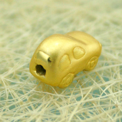 Charm bạc mô hình 3D xe hơi xỏ ngang - Ngọc Quý Gemstones