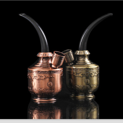 Tẩu thuốc lọc bằng nước nhựa cứng cao cấp màu đồng, lọc khói cực đẹp (MÀU GIAO NGẪU NHIÊN)