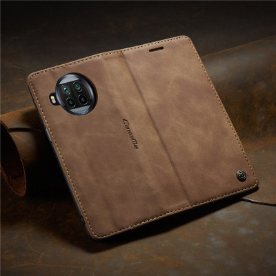 Bao da thật dạng ví cho Xiaomi Mi 10T Lite Chính Hãng Caseme có ngăn đựng thẻ - Hàng Nhập Khẩu