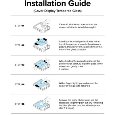 Combo 2 Bộ Miếng Dán Màn Hình RINGKE 3-in-1 Protector dành cho Samsung Galaxy Z Flip 6 (dán màn hình ngoài, màn trong, dán viền)_ Hàng chính hãng