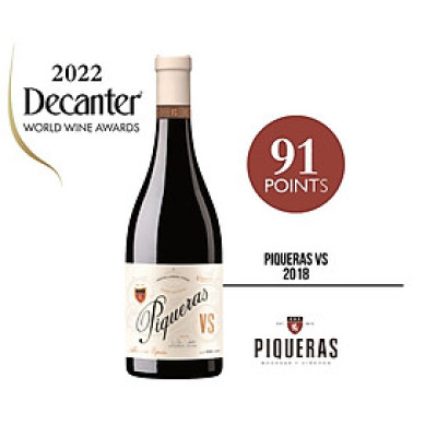 Rượu vang Organic Piqueras VS Monastrell & Garnacha Tintorera (Spain) kèm túi hộp,đồ khui