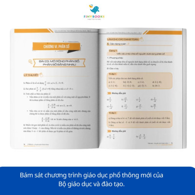 Sách - Combo Làm chủ kiến thức Toán lớp 6 bằng sơ đồ tư duy – Tập 1+ Tập 2