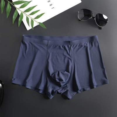 (Video thực tế) Hộp 4 quần lót nam boxer đúc lụa siêu nhẹ, sịp đùi cao cấp William - WS76