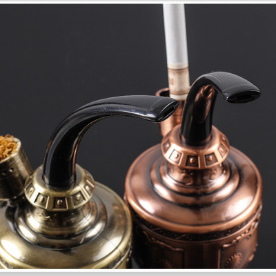 Tẩu thuốc lọc bằng nước nhựa cứng cao cấp màu đồng, lọc khói cực đẹp (MÀU GIAO NGẪU NHIÊN)