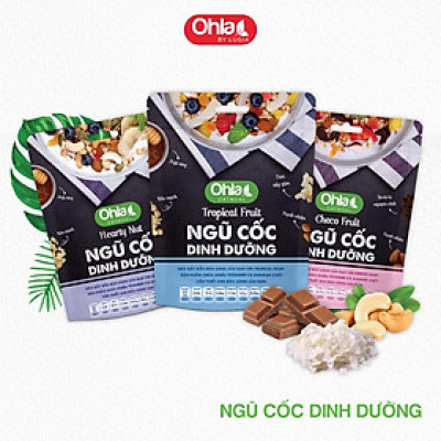 COMBO GRANOLA OHLA ( CHOCO + HEARTY+ TROPICAL)