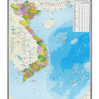 Tranh ảnh Việt Nam ( Trước sát nhập - 63 tỉnh thành : Bản gấp )
