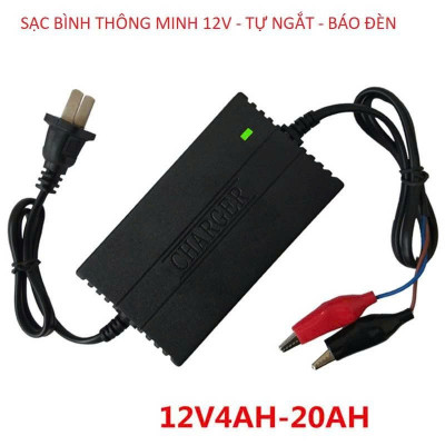Sạc Ắc Quy 12V Thông Minh Tự Ngắt Khi Đầy – Kéo Dài Tuổi Thọ Bình, ĐÈN ỐP TRẦN