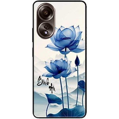 Ốp lưng cho Oppo A54 - A55 - A55s - Oppo A56 5G - Oppo A18 - A38 - A58 - Sen Xanh Bình An - Hàng Chính Hãng