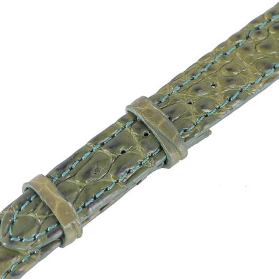 Dây Đồng Hồ Da Cá Sấu Size Nhỏ Huy Hoàng HT8261 - Rêu