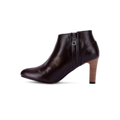 Giày boot nữ Huy Hoàng da bò màu nâu, đen HT7038-7920