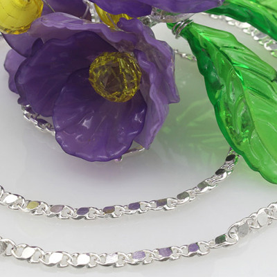 Dây Chuyền Trẻ Em Bằng Bạc Ta - Bạc Hiểu Minh DTE039 (2 Chỉ)