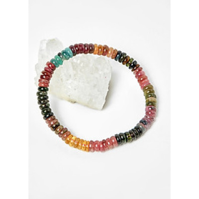 Vòng đá tourmaline đa sắc hạt 1.85mm - Ngọc Quý Gemstones