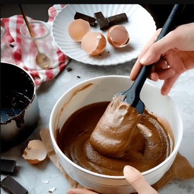 Mastrad - Xẻng có rãnh màu xám - 30cm