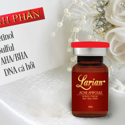 Combo 5 lọ Tế bào gốc Acne Ampoule Larian (làm giảm mụn sưng viêm, làm đầy sẹo rỗ, xoá mờ vết thâm)
