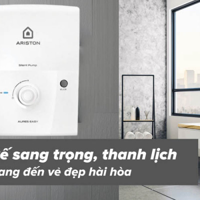 Máy nước nóng Ariston Aures Easy 3.5-Hàng chính hãng