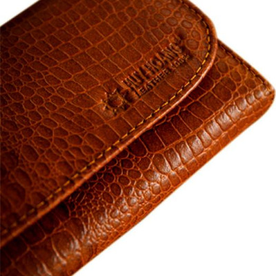 Ví nữ da bò vân cá sấu bấm nút nhiều màu Huy Hoàng HT3108-09-10