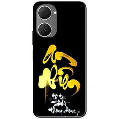 Ốp lưng cho Vivo Y03 - Y03T - Y18 - Y18S - Y18T - Y27 5G - Y28 4G - Y36 - Thư Pháp An Nhiên - Hàng Chính Hãng