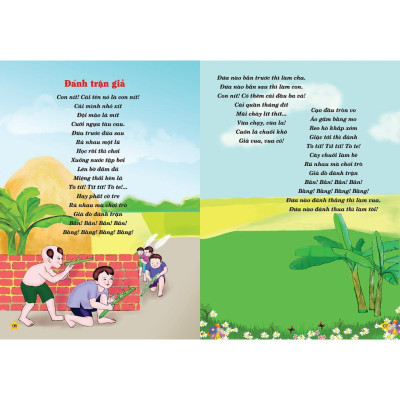 Sách - Đồng Dao Cho Bé - Các Trò Chơi Dân Gian - Minh Thắng