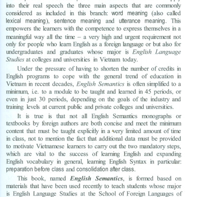 Ngữ Nghĩa Học Tiếng Anh