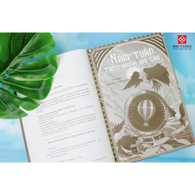 Sách - Năm Tuần Trên Khinh Khí Cầu - Jules Verne - Đinh Tị Books