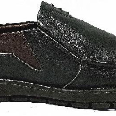 Giày tây nam Huy Hoàng da bò cao cấp màu đen HT7782