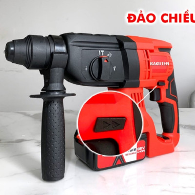 MÁY KHOAN BÊ TÔNG DÙNG PIN RAKUTEN, 100% LÕI ĐỒNG