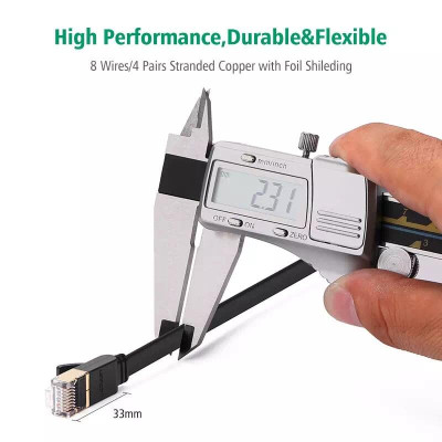 Ugreen UG11276NW106TK 1.5M màu Đen Cáp mạng LAN CAT 7 ftp dây dẹp - HÀNG CHÍNH HÃNG