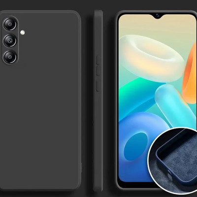 Ốp Lưng Dành Cho Samsung Galaxy A05s Silicone Dẻo Lót Nhung Nỉ Chống Sốc chống bẩn hạn chế bám vân tay - Hàng Nhập Khẩu