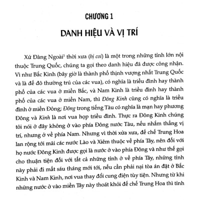 Lịch Sử Vương Quốc Đàng Ngoài