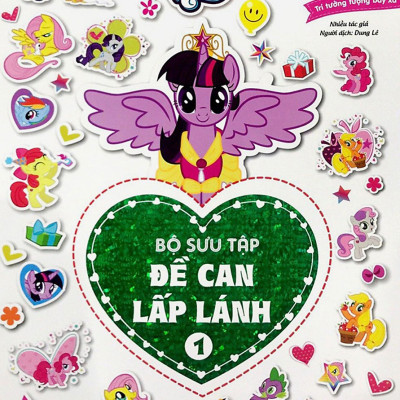 Combo 2 Cuốn My Little Pony - Bộ Sưu Tập Đề Can Lấp Lánh ( T1 + T2 )