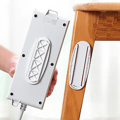 Bộ 10 Giá đỡ ổ cắm điện thông minh treo tường, dụng cụ cố định vật dụng gia đình đa năng, tiện dụng