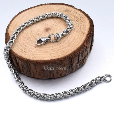 Vòng tay nam thời trang, Lắc tay titan không gỉ Punk phong cách đường phố, Cá tính, Unisex Phụ Kiện