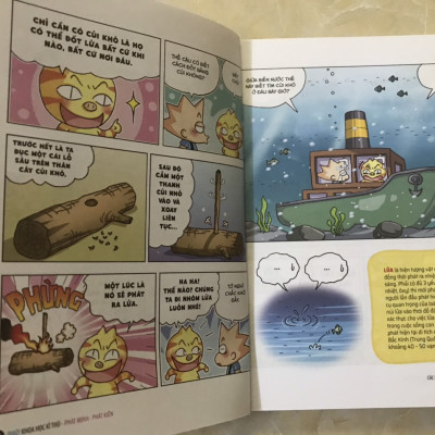 Combo 5 Cuốn: Quiz! Khoa Học Kì Thú (Tái Bản 2021): Núi lửa Động đất, Phát minh Phát kiến, Thế giới huyền bí, Thời tiết Môi trường, Vũ trụ