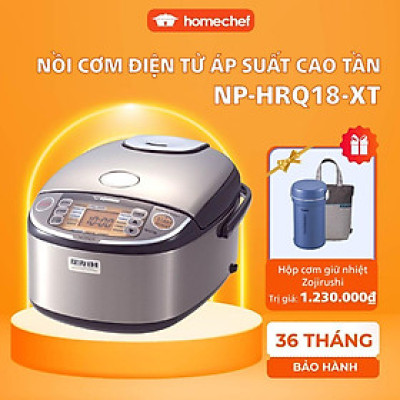 Nồi cơm áp suất cao tần Nhật Bản Zojirushi 1L/1.8L NP-HRQ10/NP-HRQ18, sản xuất Nhật, bảo hành 3 năm | HÀNG CHÍNH HÃNG