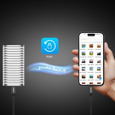 Box SSD TerraMaster D1 SSD Plus M.2 2280 NVMe 40Gbps Hàng chính hãng