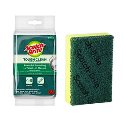 Miếng rửa chén siêu sạch 3M SCOTCH-BRITE, kích thước 70 x 100mm, 1 miếng/ gói
