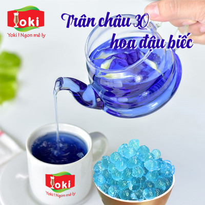 Trân châu 3Q hoa đậu biếc Yoki